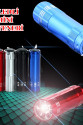 Süper Parlak 9 Ledli Metal Mini El Feneri