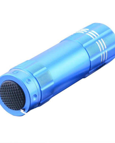 Süper Parlak 9 Ledli Metal Mini El Feneri