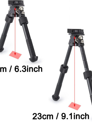 Super X TAC Picatinny Rail 22 mm Hareketli Bipod