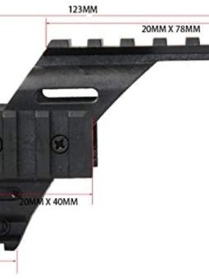 Polimer Naylon Fener Lazer Üst Ray 22mm