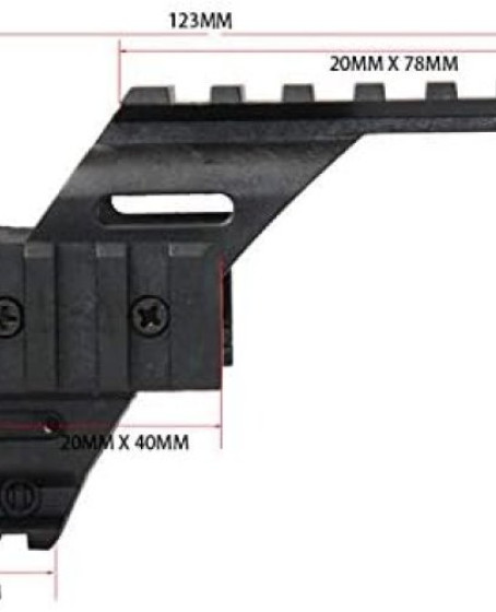 Polimer Naylon Fener Lazer Üst Ray 22mm