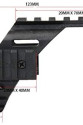 Polimer Naylon Fener Lazer Üst Ray 22mm