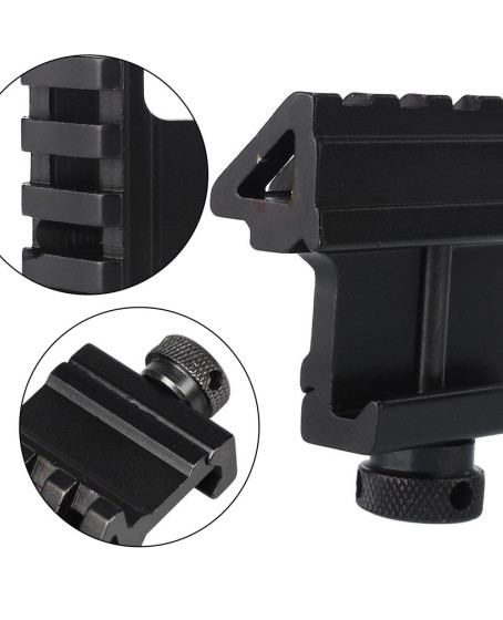 Taktik 45 derece açı ofset yan adaptörü RTS 20mm Picatinny ray Taktik 45 derece açı ofset yan adaptörü RTS 20mm Picatinny ray