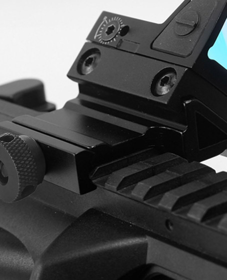 Taktik 45 derece açı ofset yan adaptörü RTS 20mm Picatinny ray Taktik 45 derece açı ofset yan adaptörü RTS 20mm Picatinny ray