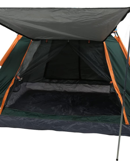 Tam Otomatik Su Ve Rüzgar Geçirmez Gölgelikli Tenteli 6 Kişilik Kamp Çadırı 240*240*155cm