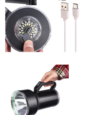 Taşınabilir Solar Şarjlı LED Fener Powerbank Özellikli Kamp ve Acil Durum İçin Süper Parlak Işık