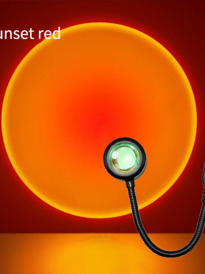 Taşınabilir USB Sunset Lamba: Ev ve Araba İçin Ambiyans Işığı