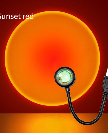 Taşınabilir USB Sunset Lamba: Ev ve Araba İçin Ambiyans Işığı Taşınabilir USB Sunset Lamba: Ev ve Araba İçin Ambiyans Işığı