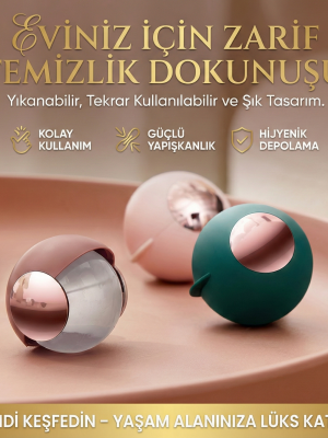 Taşınabilir Yıkanabilir Giysiler Yapışkan Saç Topu
