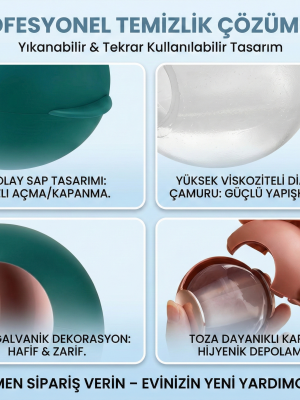 Taşınabilir Yıkanabilir Giysiler Yapışkan Saç Topu