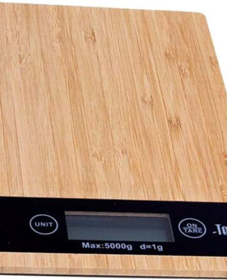 Terazi DİJİTAL BAMBU MUTFAK TERAZİ 5KG TF-1007