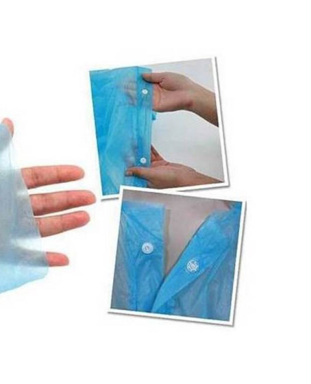 Tek Kullanımlık Çıtçıtlı Yağmurluk ( 5 Adet ) Tek Kullanımlık Çıtçıtlı Yağmurluk ( 5 Adet )