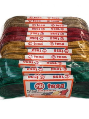 Temsan 12' li PVC Kaplama 10 Metre Çelik Çamaşır İpi Temsan 12' li PVC Kaplama 10 Metre Çelik Çamaşır İpi