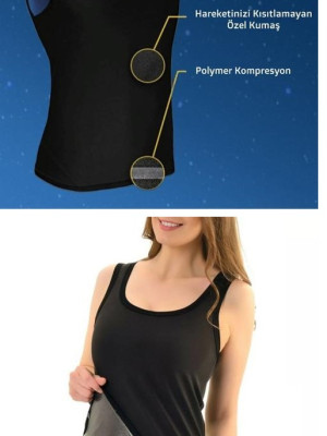 Termal Sauna Erkek Unisex Atlet ( S ) Neotex Terletme Atleti Termal Sauna Erkek Unisex Atlet ( S ) Neotex Terletme Atleti