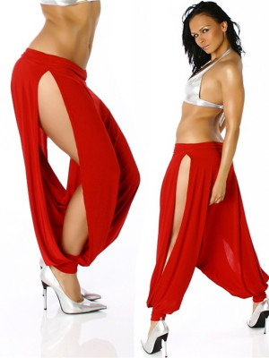 Derin Yırtmaçlı Pantalon Derin Yırtmaçlı Pantalon