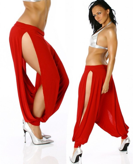 Derin Yırtmaçlı Pantalon