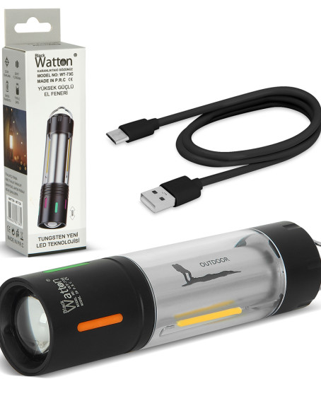 TG Led Şarjlı Kamp Lambası Ortam Odak Aydınlatma Wt-736 TG Led Şarjlı Kamp Lambası Ortam Odak Aydınlatma Wt-736