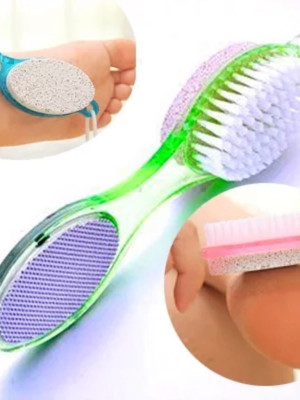 Törpülü Fırçalı Topuk Taşı - 4in1