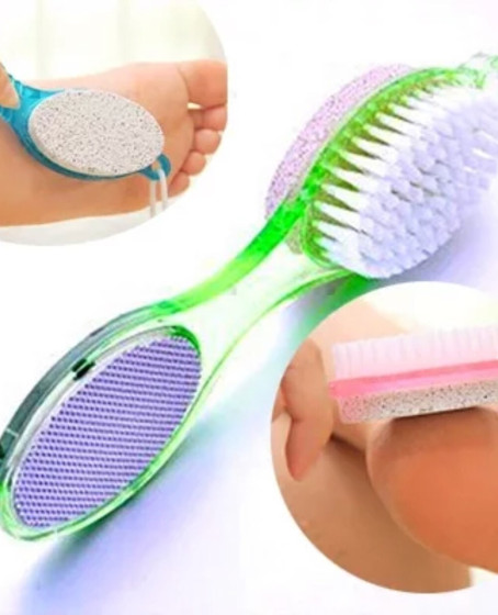 Törpülü Fırçalı Topuk Taşı - 4in1