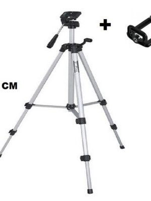 Tripod : Telefon ve Kamera Tutucu Ayak + Telefon Tutucu - 105Cm