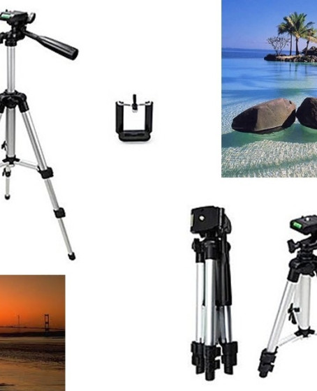 Tripod : Telefon ve Kamera Tutucu Ayak + Telefon Tutucu - 105Cm Tripod : Telefon ve Kamera Tutucu Ayak + Telefon Tutucu - 105Cm