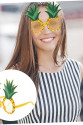 Tropikal Hawaii Ananas Şekilli Parti Gözlüğü 9.5 x 14 cm Tropikal Hawaii Ananas Şekilli Parti Gözlüğü 9.5 x 14 cm