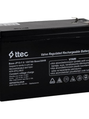 TTEC 12V 7 AH Base Kuru Bakımsız Akü TTEC 12V 7 AH Base Kuru Bakımsız Akü