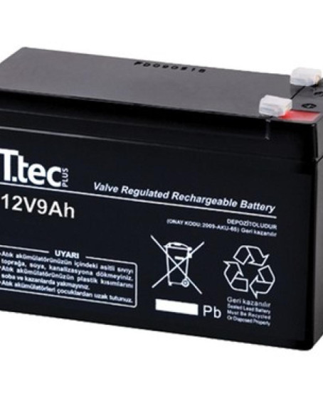 TTEC 12V 9 AH Kuru Bakımsız Akü