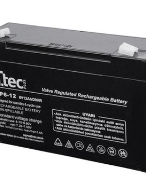 TTEC 6V 12 AH Kuru Bakımsız Akü TTEC 6V 12 AH Kuru Bakımsız Akü