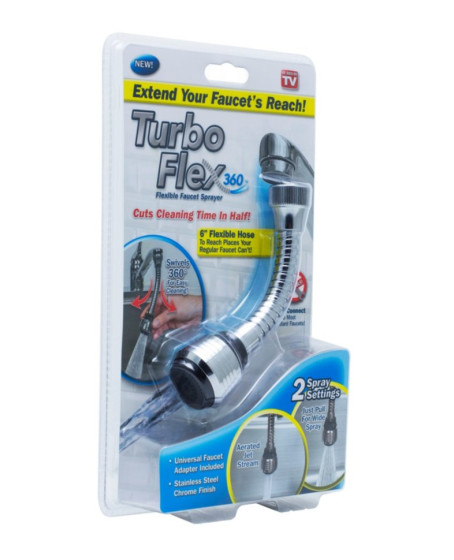 Turbo Flex 2 Aşamalı Plastik Esnek Musluk Başlığı Turbo Flex 2 Aşamalı Plastik Esnek Musluk Başlığı
