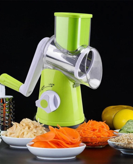 Tutma Kollu Çevirmeli Pratik Rulo Rende Drum Grater