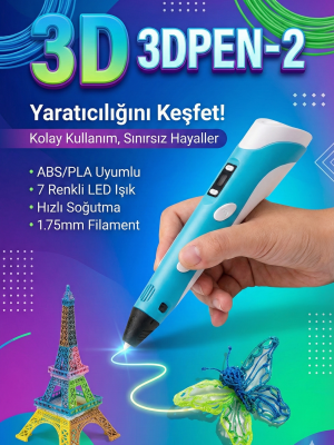 Üç Boyutlu Yazıcı 3D Kalem Pen Printer