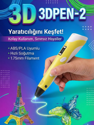 Üç Boyutlu Yazıcı 3D Kalem Pen Printer