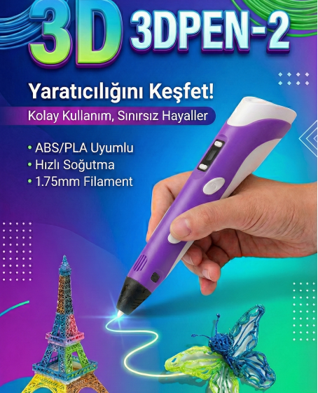 Üç Boyutlu Yazıcı 3D Kalem Pen Printer