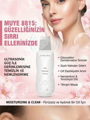 Ultrasonik Spatula Yüz Akne Giderici Siyah Nokta Temizleme Cihazı