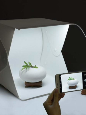 Ürün Çekim Çadırı Mini Fon Fotoğraf Stüdyosu Ledli Işık Perdesi