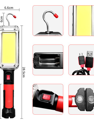 Usb Şarjlı Oto Tamirci Çalışma Lambası Wt-733