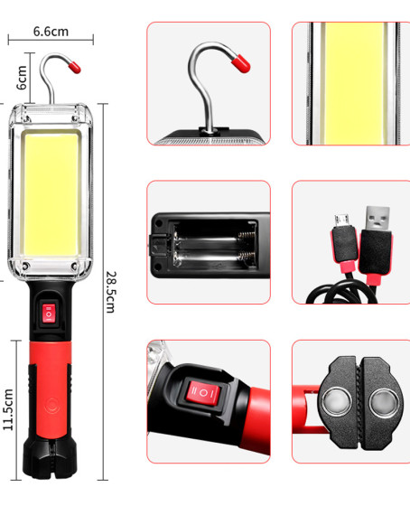 Usb Şarjlı Oto Tamirci Çalışma Lambası Wt-733 Usb Şarjlı Oto Tamirci Çalışma Lambası Wt-733