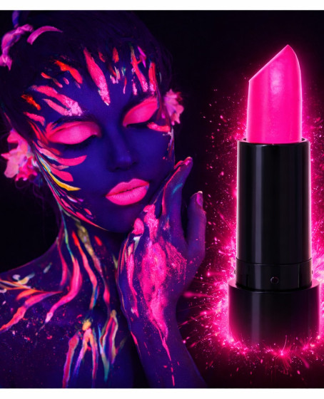 UV Neon Pembe Ruj – Karanlıkta Parlayan Makyaj Boyası UV Neon Pembe Ruj – Karanlıkta Parlayan Makyaj Boyası