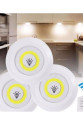 Uzaktan Kumandalı 3 Lü Spot Led Lamba Kablosuz Pilli Işıldak Uzaktan Kumandalı 3 Lü Spot Led Lamba Kablosuz Pilli Işıldak