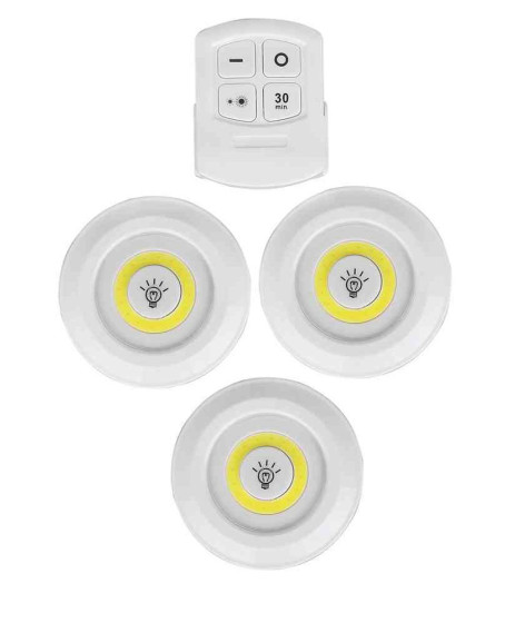 UZAKTAN KUMANDALI YAPIŞKANLI LED SPOT LAMBA WT-364