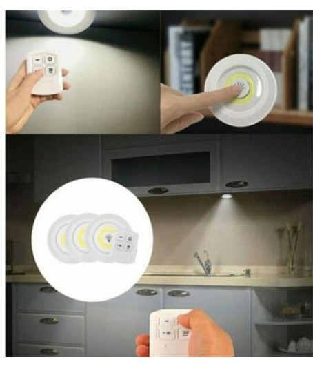 UZAKTAN KUMANDALI YAPIŞKANLI LED SPOT LAMBA WT-364
