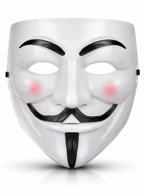V Mask Premium Vendetta Beyaz Maske (Guy Fawkes Stil) V Mask Premium Vendetta Beyaz Maske (Guy Fawkes Stil)