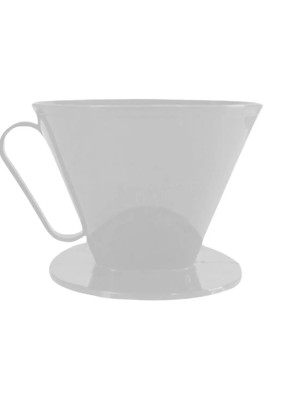 V60 Dripper Filtre Kahve Demleme Aparatı - Beyaz