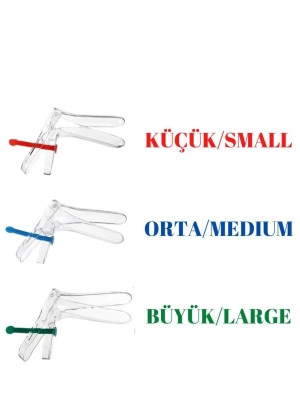 Vaginal Speculum S/M/L - Vajinal Spekülüm 3lü Paket Vaginal Speculum S/M/L - Vajinal Spekülüm 3lü Paket