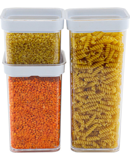 Vakumlu Kare Saklama Kabı - 1 litre