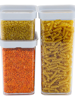 Vakumlu Kare Saklama Kabı - 0,50 Litre