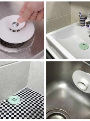 Vakumlu Lavabo Süzgeci - Tahliye ve Durdurma Süzgeci