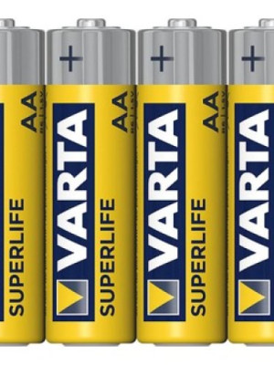 VARTA AA ÇİNKO KARBON SUPER LİFE (4'LÜ PAKET) VARTA AA ÇİNKO KARBON SUPER LİFE (4'LÜ PAKET)