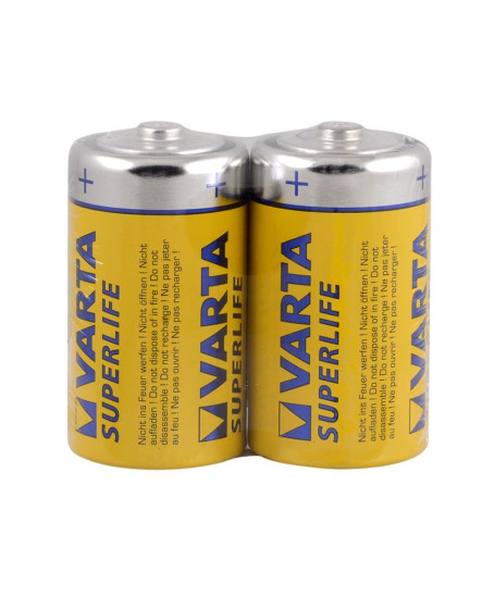VARTA  D BOY  ÇİNKO KARBON SUPER LIFE PİL ( 2 Lİ SHRINK )